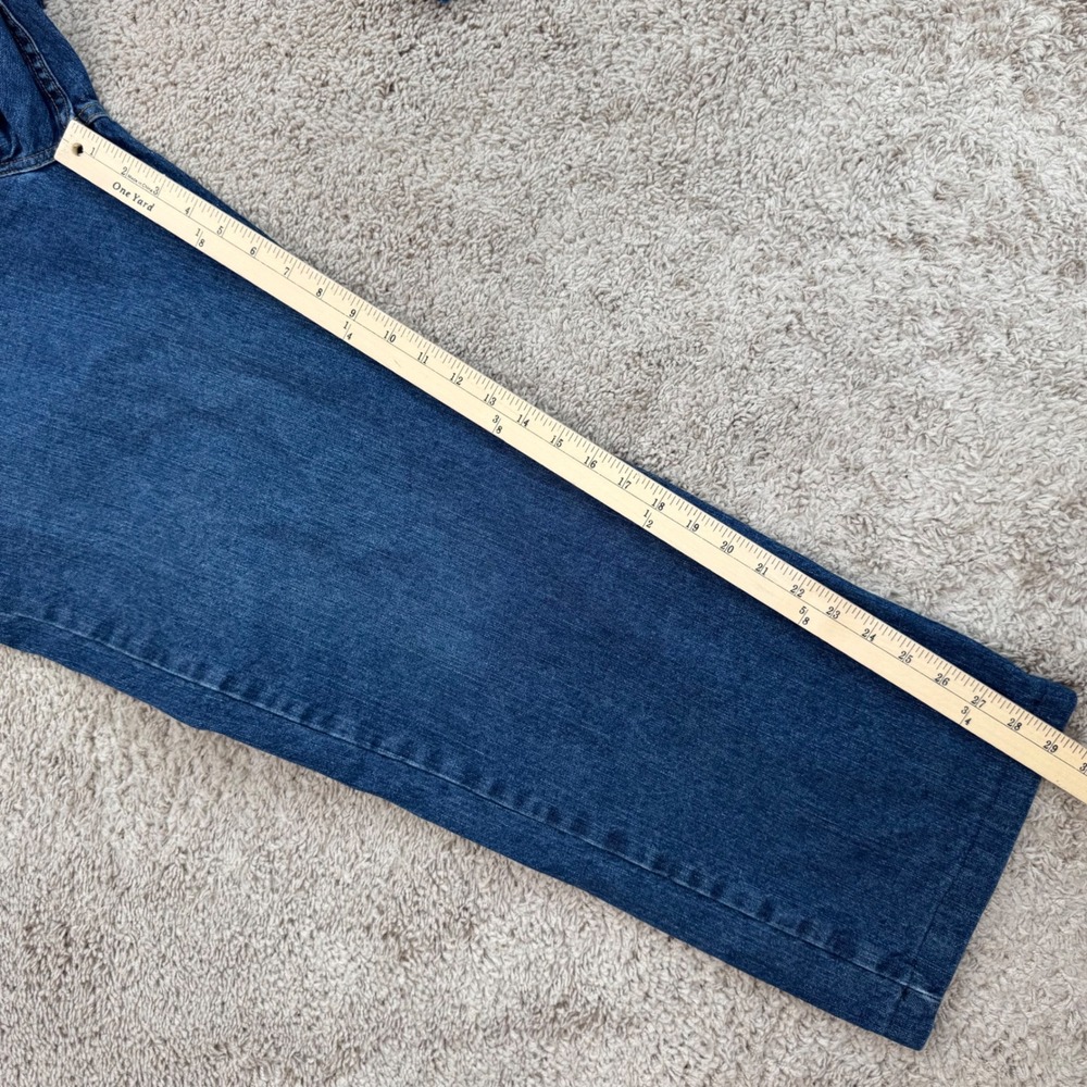 Perry Ellis America Jeans Men (36x29 Actual) Blue Denim Relaxed Fit Cotton Pant‎ - Picture 10 of 12